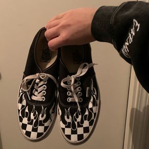 Vans Flame Checkered Authentics